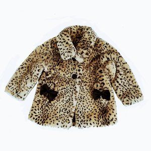 Toddler leopard coat